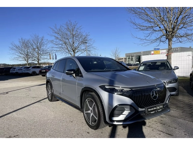 Mercedes-Benz EQS SUV 450 4M AMG Night Premium MultiB 360* DISTR AIR - автомобили, коли, обяви за нови и употребявани 0