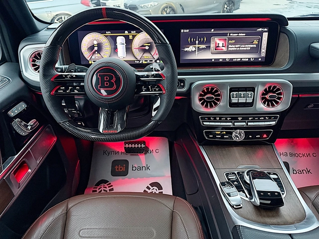 Mercedes-Benz G 350 BRABUS OPTIK-DISTRONIK-BURMESTER-360KAMERA-МАСАЖ! - автомобили, коли, обяви за нови и употребявани 10