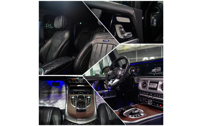 Mercedes-Benz G 63 AMG 4.0 V8 FULL BLACK EDITION CARBON BURM ЛИЗИНГ 100% - автомобили, коли, обяви за нови и употребявани 15