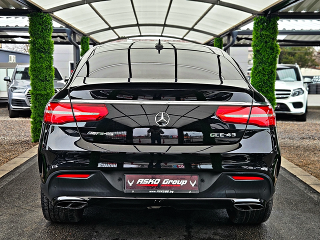 Mercedes-Benz GLE 43 AMG ! COUPE/GERMANY/DISTR/360CAM/PANO/HARMAN/ОБДУХ/LIZ - автомобили, коли, обяви за нови и употребявани 5