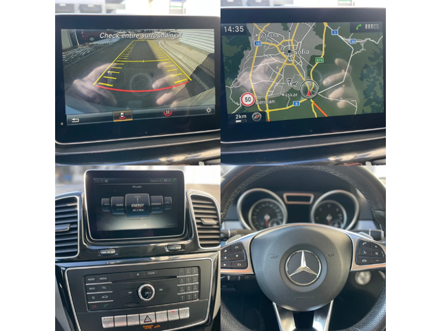 Mercedes-Benz GLE Coupe AMG Optic+ 4Matic+ 9Gtronic+ Камера+ Кожа+ Подгрев - автомобили, коли, обяви за нови и употребявани 12