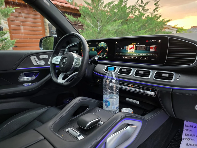 Mercedes-Benz GLS 400 D 4MATIC FULL AMG LINE 7-МЕСТЕН ПАНО ЛИЗИНГ 100% - автомобили, коли, обяви за нови и употребявани 14