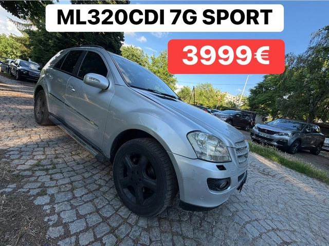 Mercedes-Benz ML 320 ПРОМО* ЦЕНА* Кожа* 7G - автомобили, коли, обяви за нови и употребявани 0