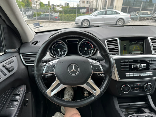 Mercedes-Benz ML 350 AMG * 360 Камера* Вакум* Реални КМ* НОВИ ГУМИ - автомобили, коли, обяви за нови и употребявани 11