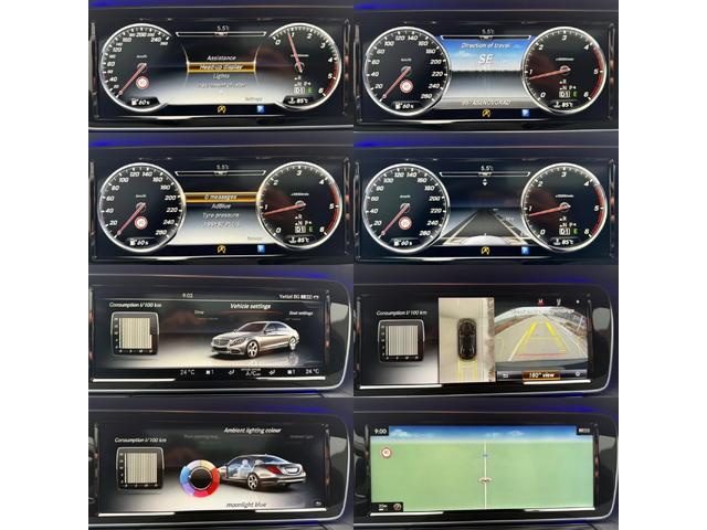 Mercedes-Benz S 350 CDI / AMG / 360 / DISTRONIC / HEADUP / VACUM /PANO - автомобили, коли, обяви за нови и употребявани 14