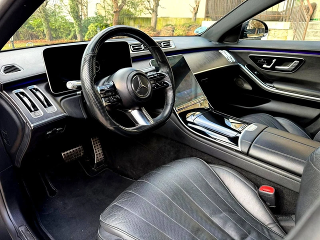 Mercedes-Benz S 350 D 4MATIC AMG LINE LONG ПАНО BURM ЛИЗИНГ 100% - автомобили, коли, обяви за нови и употребявани 7