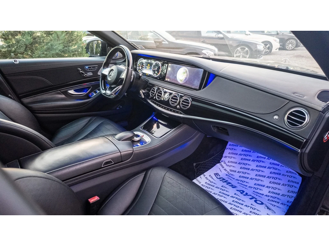 Mercedes-Benz S 350 D 4 MATIC LONG 3XTV FULL AMG LINE ЛИЗИНГ 100% - автомобили, коли, обяви за нови и употребявани 13