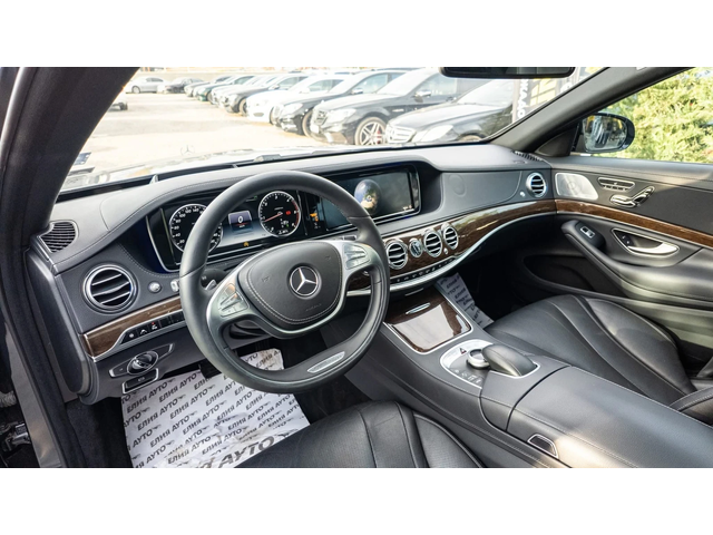 Mercedes-Benz S 350 D 4 MATIC 3ХТВ LONG NARDO GREY ПАНО ЛИЗИНГ 100% - автомобили, коли, обяви за нови и употребявани 11