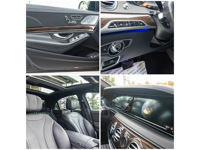 Mercedes-Benz S 350 D 4 MATIC 3ХТВ LONG NARDO GREY ПАНО ЛИЗИНГ 100% - автомобили, коли, обяви за нови и употребявани 15