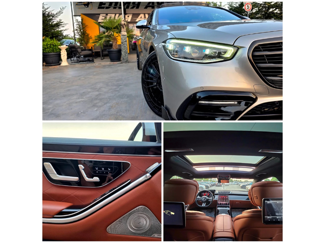 Mercedes-Benz S 350 D 4 MATIC FULL BRABUS PACK ПАНОРАМА ЛИЗИНГ 100% - автомобили, коли, обяви за нови и употребявани 16