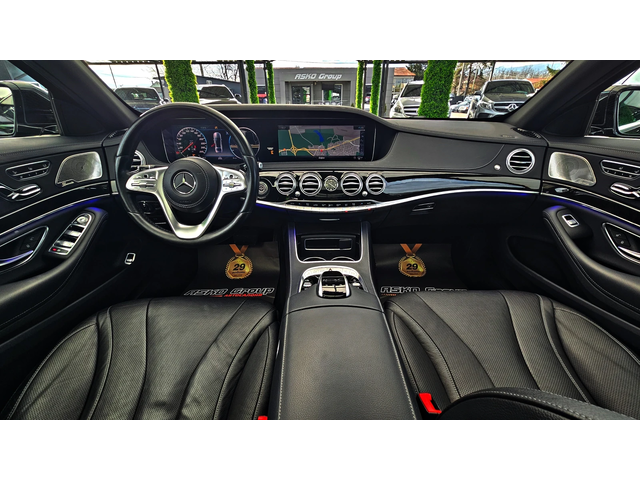 Mercedes-Benz S 350 L/AMG/9G/PANO/360CAMERA/DISTR/BURMESTER/ОБДУХ/LIZI - автомобили, коли, обяви за нови и употребявани 7