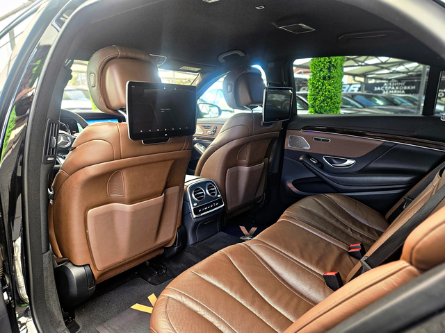 Mercedes-Benz S 350 L/BRABUS/9G/4M/TVx3/DISTR/HUD/360CAM/ОБДУХ/AMBI/LI - автомобили, коли, обяви за нови и употребявани 10