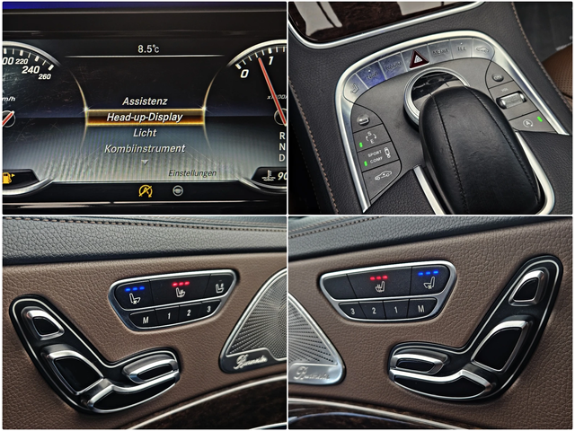 Mercedes-Benz S 350 L/BRABUS/9G/4M/TVx3/DISTR/HUD/360CAM/ОБДУХ/AMBI/LI - автомобили, коли, обяви за нови и употребявани 13