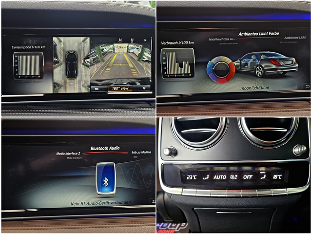 Mercedes-Benz S 350 L/BRABUS/9G/4M/TVx3/DISTR/HUD/360CAM/ОБДУХ/AMBI/LI - автомобили, коли, обяви за нови и употребявани 14