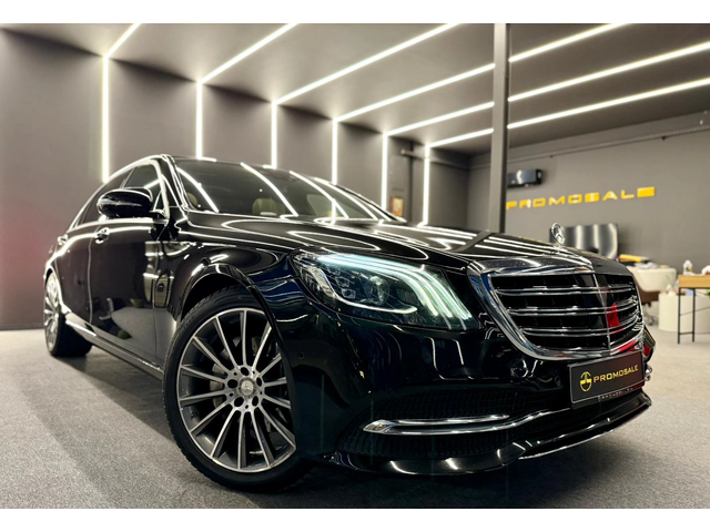 Mercedes-Benz S 350 Long 4Matic* AMG* HeadUp* Pano* Лизинг* TV - автомобили, коли, обяви за нови и употребявани 0