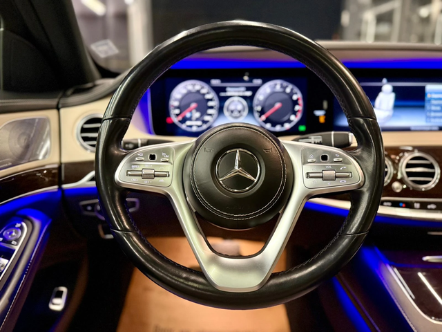 Mercedes-Benz S 350 Long 4Matic* AMG* HeadUp* Pano* Лизинг* TV - автомобили, коли, обяви за нови и употребявани 9