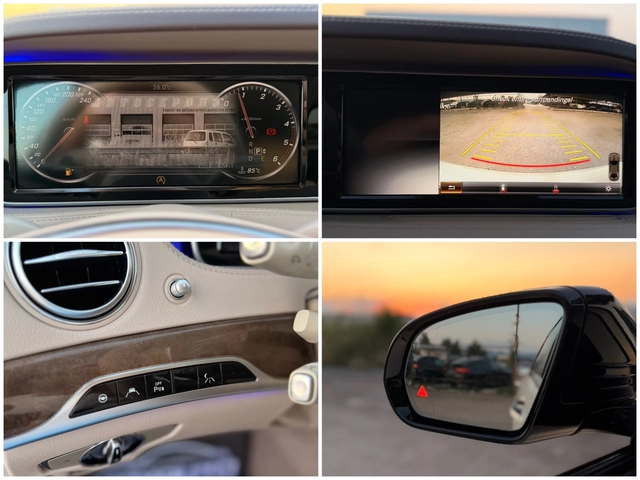 Mercedes-Benz S 350 BlueTEC= 4Matic= Long= 63 AMG= Night View= Distron - автомобили, коли, обяви за нови и употребявани 16