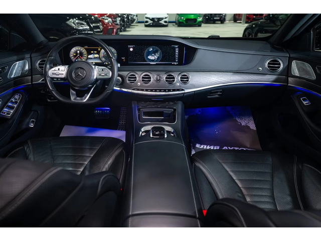 Mercedes-Benz S 400 D LONG FULL AMG LINE 3XTV BURMEISTER ЛИЗИНГ 100% - автомобили, коли, обяви за нови и употребявани 9