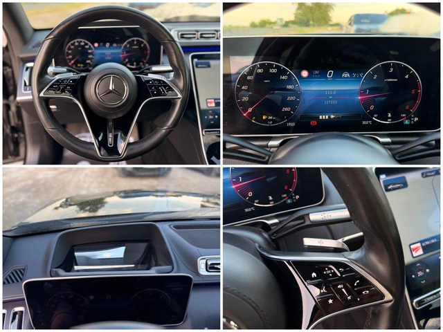 Mercedes-Benz S 400 D= 4MATIC= 63 AMG= LONG= HUD= 360* CAMERA= BURMEST - автомобили, коли, обяви за нови и употребявани 15