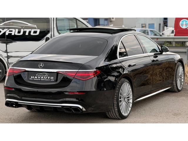 Mercedes-Benz S 400 D= 4MATIC= 63 AMG= LONG= HUD= 360* CAMERA= BURMEST - автомобили, коли, обяви за нови и употребявани 4