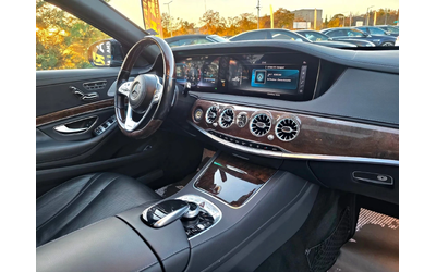 Mercedes-Benz S 450 FULL BLACK LINE FACELIFT ПАНОРАМА ЛИЗИНГ 100% - автомобили, коли, обяви за нови и употребявани 13