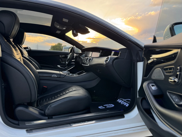 Mercedes-Benz S 500 Coupe= 4Matic= 63 AMG= Edition1= HUD= 360* Камера= - автомобили, коли, обяви за нови и употребявани 10