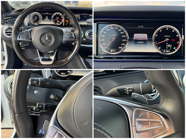 Mercedes-Benz S 500 Coupe= 4Matic= 63 AMG= Edition1= HUD= 360* Камера= - автомобили, коли, обяви за нови и употребявани 14