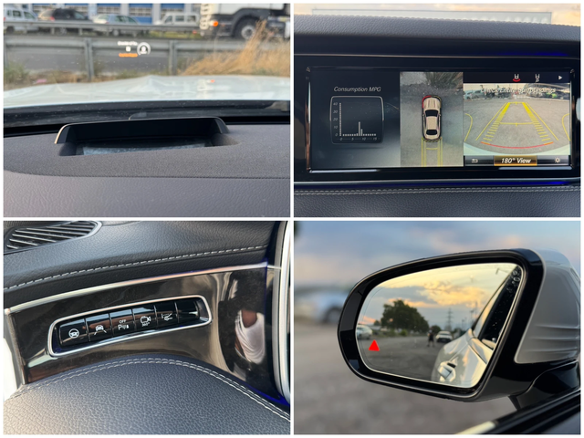 Mercedes-Benz S 500 Coupe= 4Matic= 63 AMG= Edition1= HUD= 360* Камера= - автомобили, коли, обяви за нови и употребявани 15