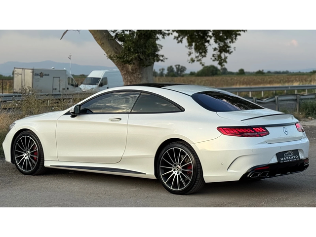 Mercedes-Benz S 500 Coupe= 4Matic= 63 AMG= Edition1= HUD= 360* Камера= - автомобили, коли, обяви за нови и употребявани 6