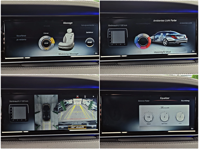 Mercedes-Benz S 500 AMG/4MAT/TV/DISTR/HUD/PANO/360CAM/ВАКУУМ/ОБДУХ/LIZ - автомобили, коли, обяви за нови и употребявани 13