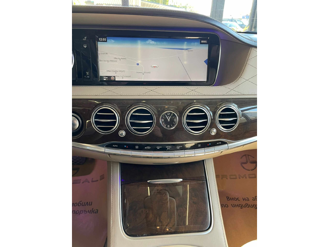 Mercedes-Benz S 500 Maybach/4 Matic/360/Burmester/Pano/ЛИЗИНГ - автомобили, коли, обяви за нови и употребявани 11