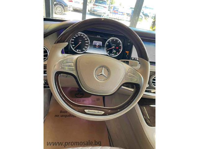 Mercedes-Benz S 500 Maybach/4 Matic/360/Burmester/Pano/ЛИЗИНГ - автомобили, коли, обяви за нови и употребявани 8