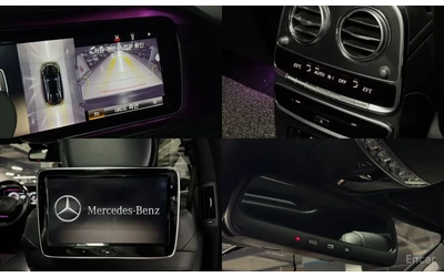 Mercedes-Benz S 500 L / BRABUS / ALL BLACK / 2xTV / CHAUFFEUR / МАСАЖИ - автомобили, коли, обяви за нови и употребявани 12