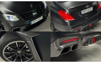 Mercedes-Benz S 500 L / BRABUS / ALL BLACK / 2xTV / CHAUFFEUR / МАСАЖИ - автомобили, коли, обяви за нови и употребявани 14