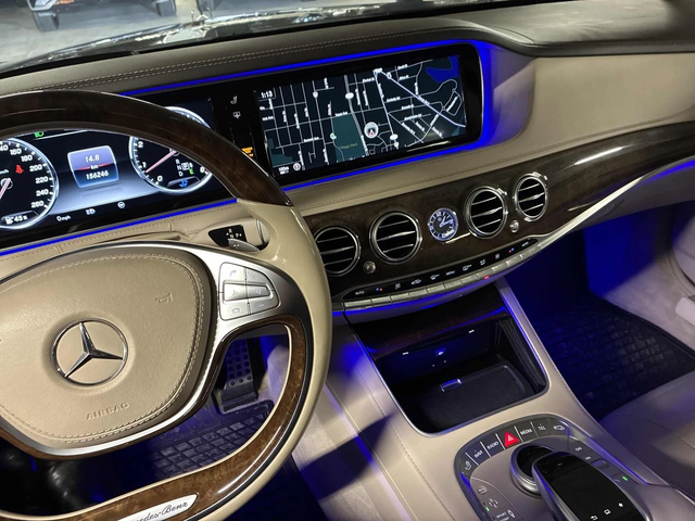 Mercedes-Benz S 550 AMG пакет* Distronic* Обдух* Burmester* 360* - автомобили, коли, обяви за нови и употребявани 7