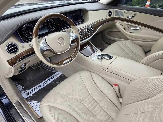 Mercedes-Benz S 550 LONG FULL AMG PACK ПАНОРАМА TOP ЛИЗИНГ 100% - автомобили, коли, обяви за нови и употребявани 12