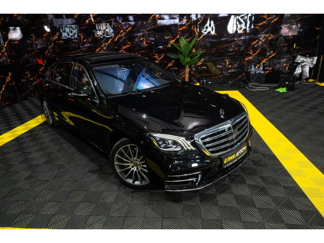 Mercedes-Benz S 560 LONG FACELIFT AMG LINE ПАНО BURM 3XTV ЛИЗИНГ 100% - автомобили, коли, обяви за нови и употребявани 3