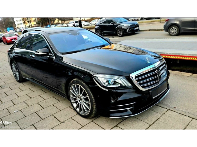 Mercedes-Benz S 560 LONG 4 MATIC FULL AMG LINE ПАНОРАМА ЛИЗИНГ 100% - автомобили, коли, обяви за нови и употребявани 2
