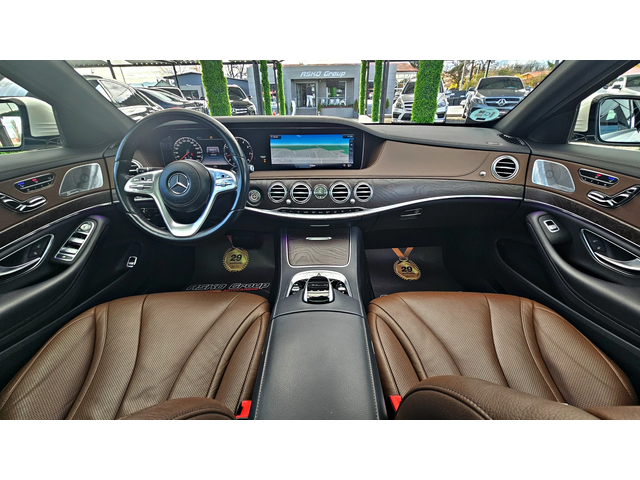 Mercedes-Benz S 560 L/4MAT/MAYBACH/TVx3/DISTR/ВАКУМ/PANO/ОБДУХ/BURMEST - автомобили, коли, обяви за нови и употребявани 7
