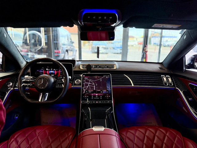 Mercedes-Benz S 580 E* AMG* 4Matic* Подгрев* Обдух* Burm* Лизинг - автомобили, коли, обяви за нови и употребявани 8