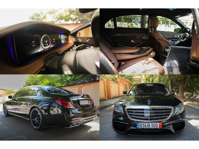 Mercedes-Benz S 63 AMG LONG| DESIGNO| BURMESTER| CARBON CERAMIC| TV| FULL - автомобили, коли, обяви за нови и употребявани 15