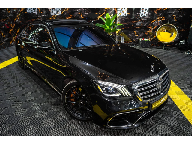 Mercedes-Benz S 63 AMG CARBON CERAMIC DESIGNO BURM ПАНО 3XTV ЛИЗИНГ 100% - автомобили, коли, обяви за нови и употребявани 4