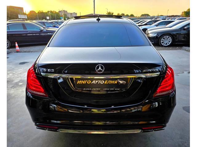Mercedes-Benz S 63 AMG LONG 4 MATIC 3XTV ПАНОРАМА БЯЛА КОЖА ЛИЗИНГ 100% - автомобили, коли, обяви за нови и употребявани 7