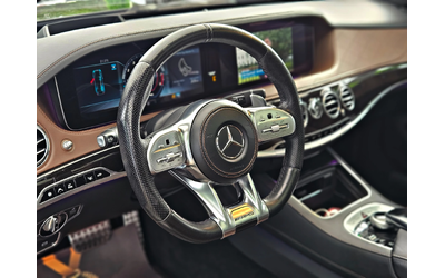 Mercedes-Benz S 63 AMG L/4M/4D BURMESTER/DISTR/TV/HUD/МАСАЖ/ПАНО/F1/LIZI - автомобили, коли, обяви за нови и употребявани 11