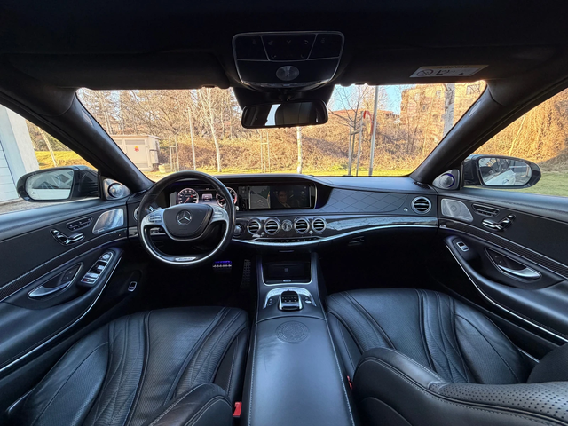 Mercedes-Benz S 63 AMG CERAMIC / 3D BURMESTER / TV - автомобили, коли, обяви за нови и употребявани 10