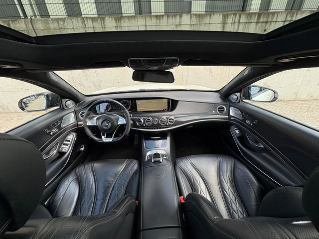 Mercedes-Benz S 63 AMG L/NAVI/4MATIC/3TV/PANO/CERAMIC/KAM/MULTY/Excellen! - автомобили, коли, обяви за нови и употребявани 8