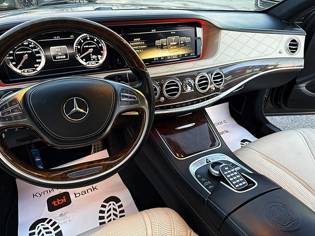 Mercedes-Benz S 63 AMG FACE-4x4-LAZER-VAKUM-DISTRONIK-KAMERA-ДЪЛГА БАЗА ! - автомобили, коли, обяви за нови и употребявани 9