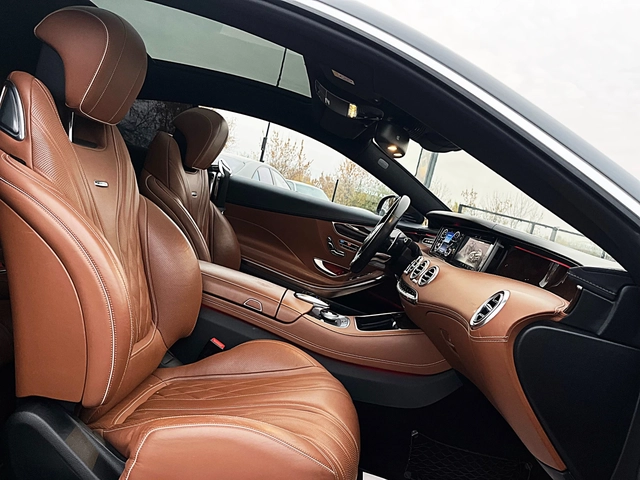 Mercedes-Benz S 63 AMG COUPE-DISTRONIK-PANORAMA-BURMEDTER-HEAD UP-FUL FUL - автомобили, коли, обяви за нови и употребявани 11