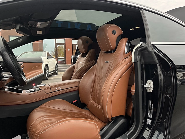 Mercedes-Benz S 63 AMG COUPE-DISTRONIK-PANORAMA-BURMEDTER-HEAD UP-FUL FUL - автомобили, коли, обяви за нови и употребявани 7