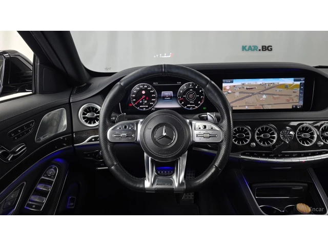 Mercedes-Benz S 63 AMG 4MATIC+ * КОЖА* ПОДГРЕВ* ОБДУХВ* BURMASTER* PANO* - автомобили, коли, обяви за нови и употребявани 12